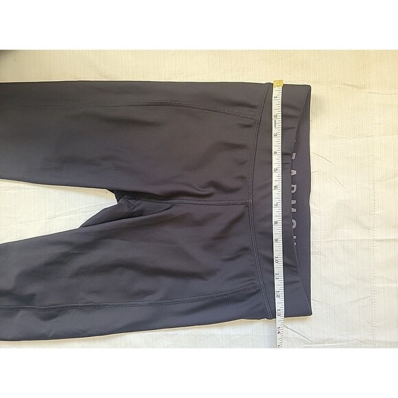 Under Armour Leggings M Women's Cropped Athletic Wear Heatgear Compression Black - Picture 7 of 7